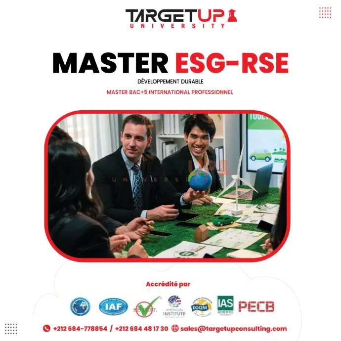 MASTER ESG-RSE – Développement Durable