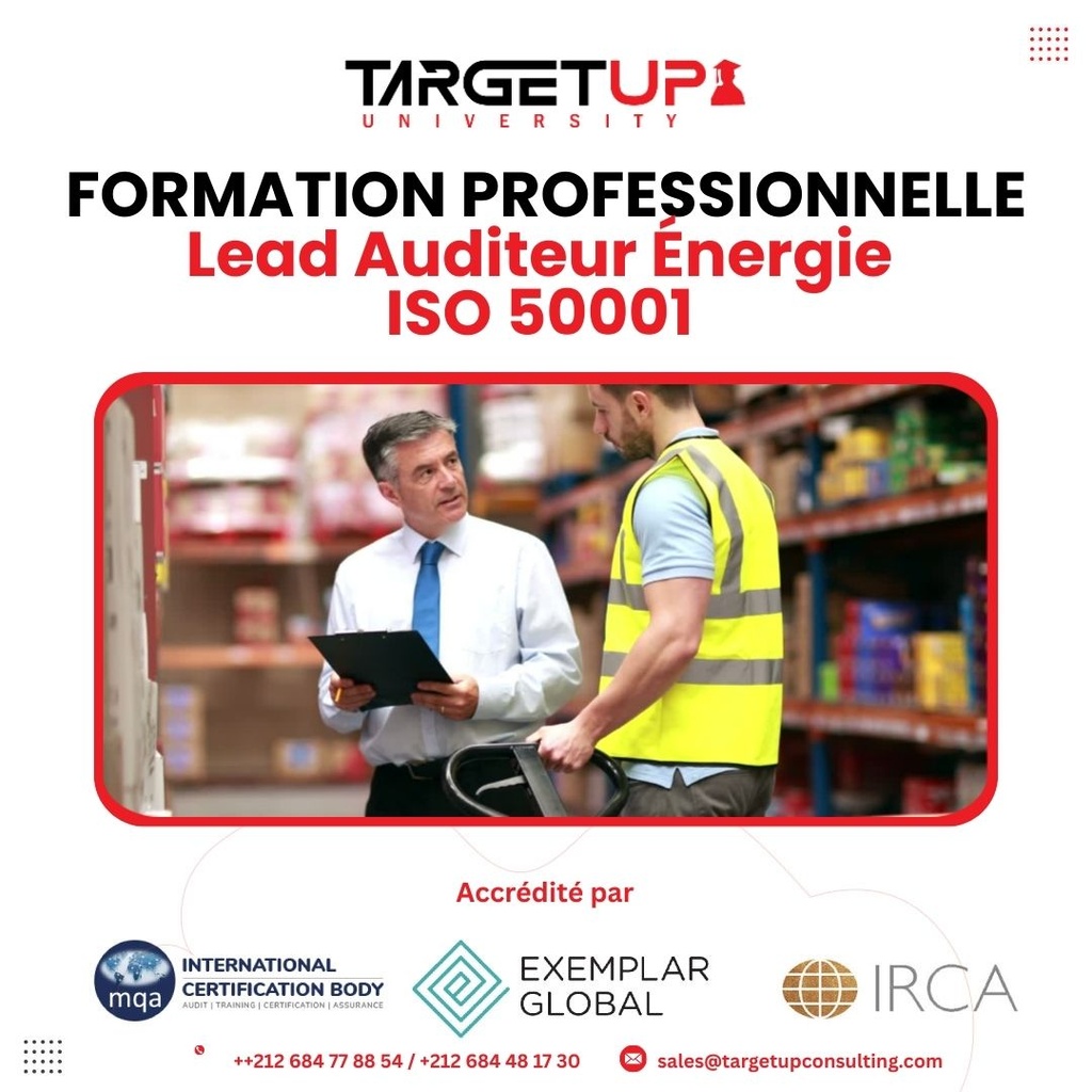 Lead Auditeur Énergie ISO 50001